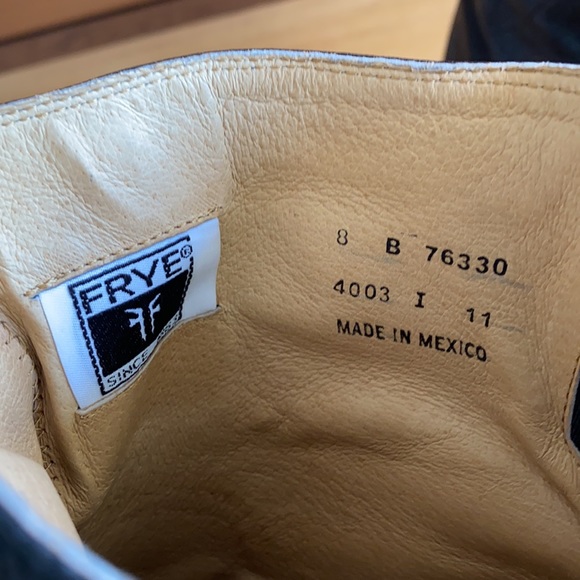 Frye leather heeled boots - Picture 3 of 5